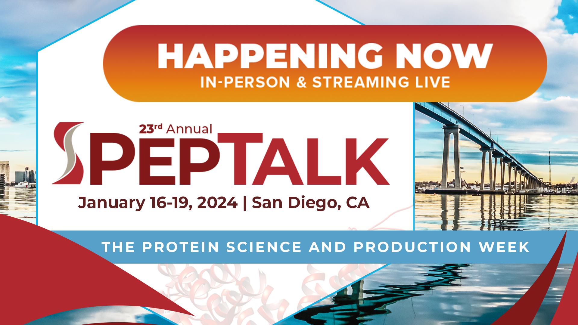 PepTalk - The Protein Science and Production Week | January 16-19, 2024